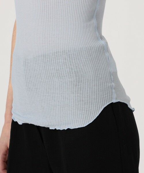 TOMORROWLAND / トゥモローランド Tシャツ | HAKUJI  Twist cotton asym TT | 詳細8