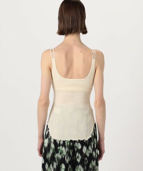 TOMORROWLAND / トゥモローランド Tシャツ | HAKUJI Random rib bra TT | 詳細3