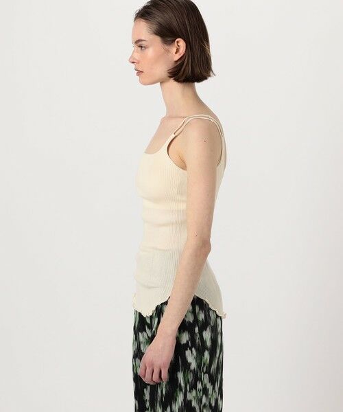TOMORROWLAND / トゥモローランド Tシャツ | HAKUJI Random rib bra TT | 詳細4
