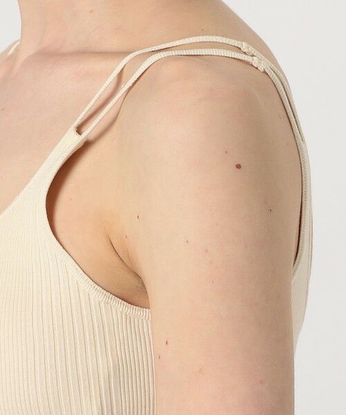 TOMORROWLAND / トゥモローランド Tシャツ | HAKUJI Random rib bra TT | 詳細7