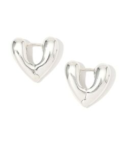 TOMORROWLAND / トゥモローランド ピアス・イヤリング | Annika Inez HEART HOOPS S シルバーピアス