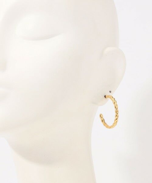 TOMORROWLAND / トゥモローランド ピアス・イヤリング | 【別注】PHILIPPE AUDIBERT FAY HOOPS ゴールドピアス | 詳細4