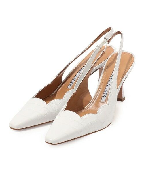 TOMORROWLAND/トゥモローランド PELLICO SLINGBACK ミュールサンダル 12 ホワイト系 37.5 TOMORROWLAND/トゥモローランド PELLICO SLINGBACK ミュールサンダル 12 ホワイト系 37.5