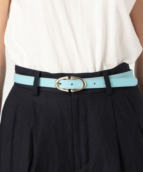 TOMORROWLAND / トゥモローランド ベルト・サスペンダー | AMBOISE ROUND BUCKLE レザーベルト | 詳細1