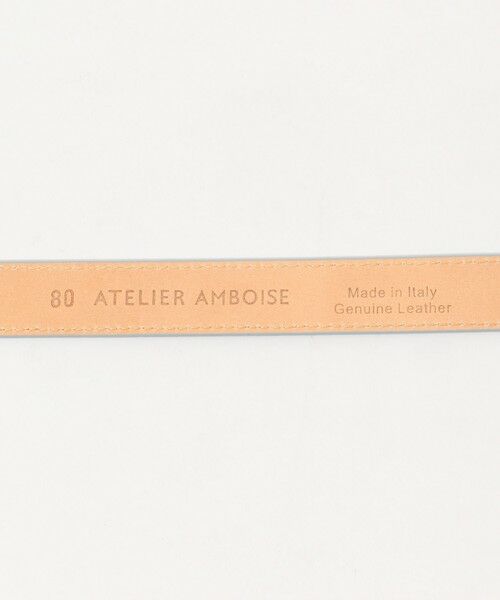 TOMORROWLAND / トゥモローランド ベルト・サスペンダー | AMBOISE ROUND BUCKLE レザーベルト | 詳細4