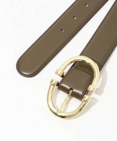 TOMORROWLAND / トゥモローランド ベルト・サスペンダー | AMBOISE ROUND BUCKLE レザーベルト | 詳細2