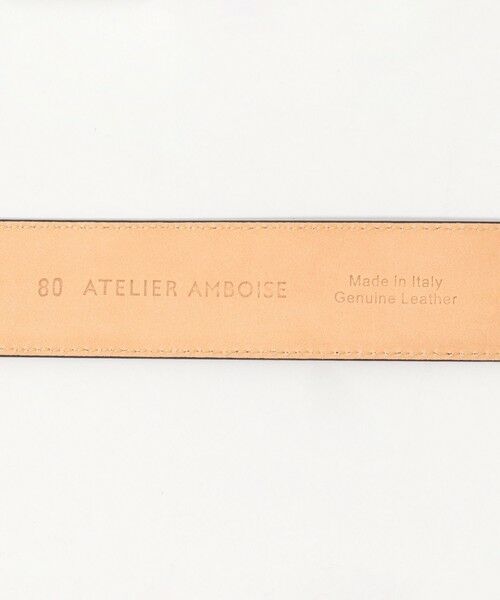 TOMORROWLAND / トゥモローランド ベルト・サスペンダー | AMBOISE ROUND BUCKLE レザーベルト | 詳細4