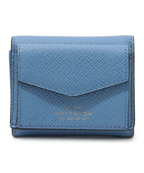 TOMORROWLAND/トゥモローランド SMYTHSON SML TRIFOLD ウォレット 63 ライトブルー F TOMORROWLAND/トゥモローランド SMYTHSON SML TRIFOLD ウォレット 63 ライトブルー F