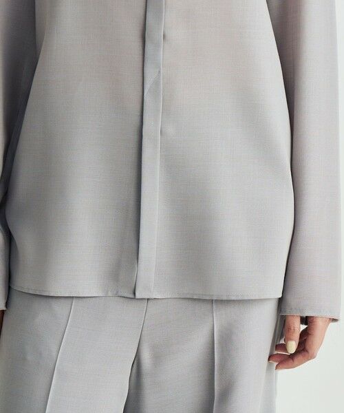 TOMORROWLAND / トゥモローランド シャツ・ブラウス | ウールビエラ Vネックシャツ | 詳細8