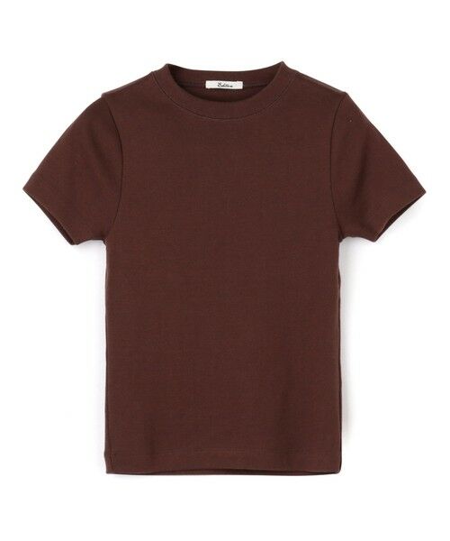 TOMORROWLAND/トゥモローランド コットンフライス Tシャツ 49 ダークブラウン 36(9号) TOMORROWLAND/トゥモローランド コットンフライス Tシャツ 49 ダークブラウン 36(9号)