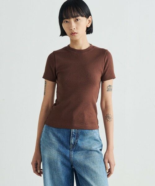 ドライタッチコットンL/Tee cotton linen loose tee | F A S H I R U
