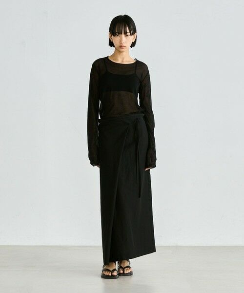 TOMORROWLAND / トゥモローランド カットソー（半袖以外） | シアーフライス ロングスリーブトップス | 詳細1