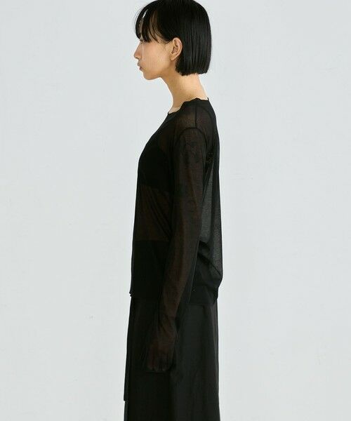 TOMORROWLAND / トゥモローランド カットソー（半袖以外） | シアーフライス ロングスリーブトップス | 詳細4