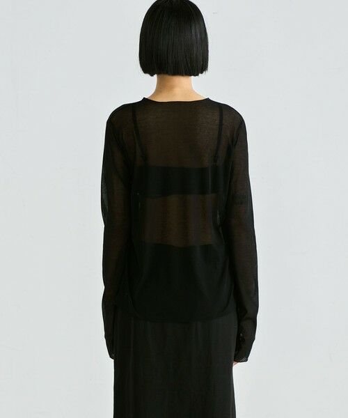 TOMORROWLAND / トゥモローランド カットソー（半袖以外） | シアーフライス ロングスリーブトップス | 詳細5