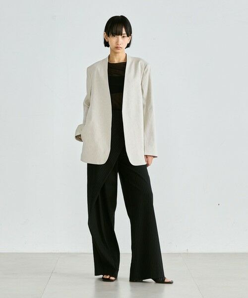 TOMORROWLAND / トゥモローランド Tシャツ | シアーフライス ハーフスリーブトップス | 詳細10