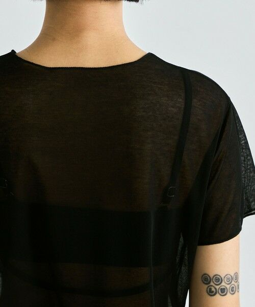TOMORROWLAND / トゥモローランド Tシャツ | シアーフライス ハーフスリーブトップス | 詳細6