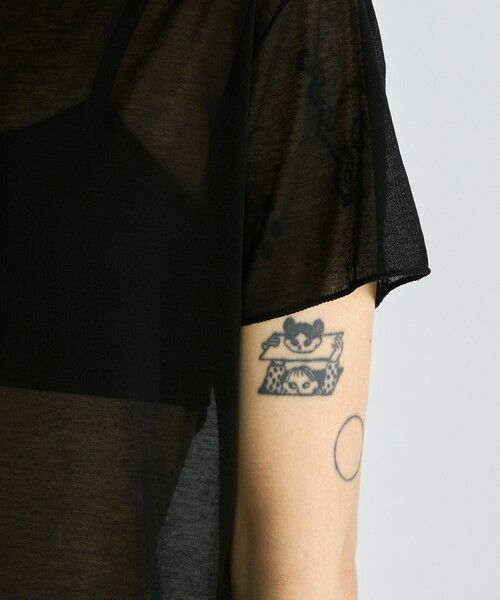 TOMORROWLAND / トゥモローランド Tシャツ | シアーフライス ハーフスリーブトップス | 詳細7