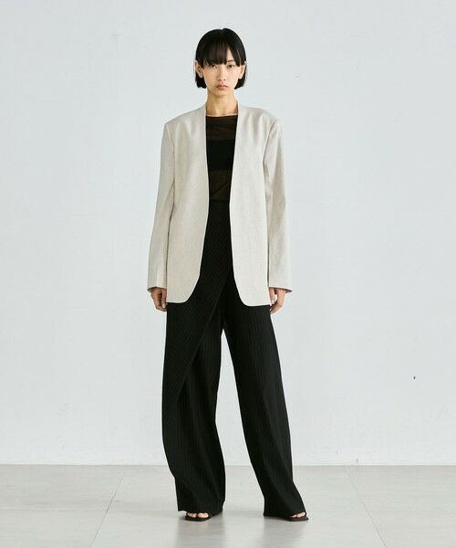 TOMORROWLAND / トゥモローランド Tシャツ | シアーフライス ハーフスリーブトップス | 詳細9