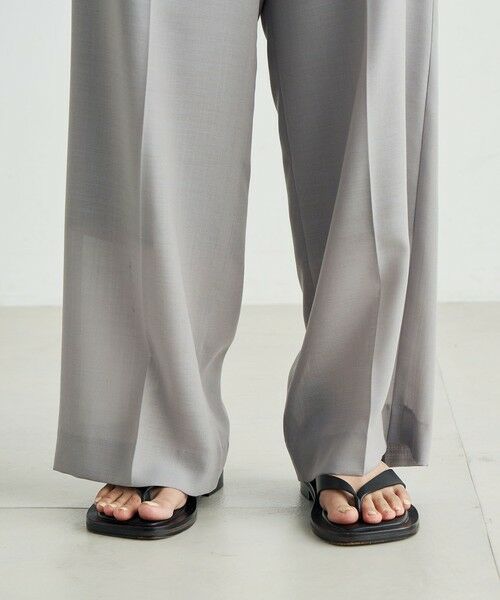 TOMORROWLAND / トゥモローランド スラックス・ドレスパンツ | ウールビエラ ワイドスラックス | 詳細8