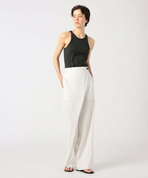 TOMORROWLAND / トゥモローランド その他パンツ | リネンストレッチ ラップスラックス | 詳細2