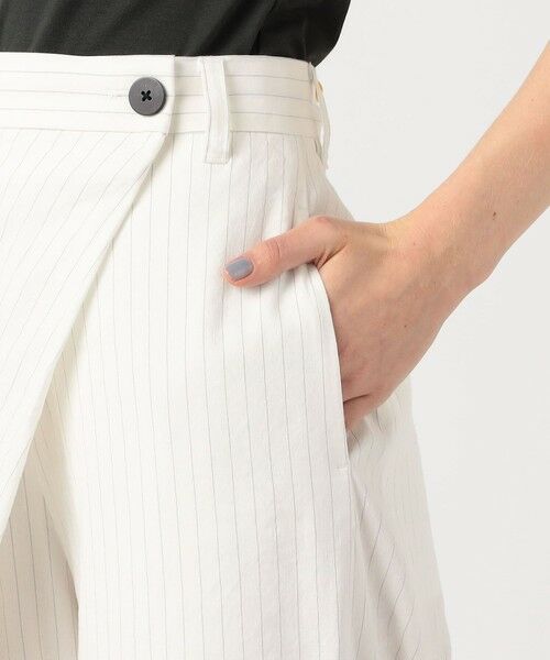 TOMORROWLAND / トゥモローランド その他パンツ | リネンストレッチ ラップスラックス | 詳細8