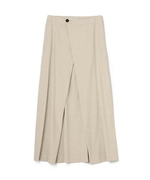 ■おまとめ■美品 トゥモローランド 2,5万 リネン混マキシスカート ブラウン □おまとめ□美品 トゥモローランド 2,5万 リネン混マキシ