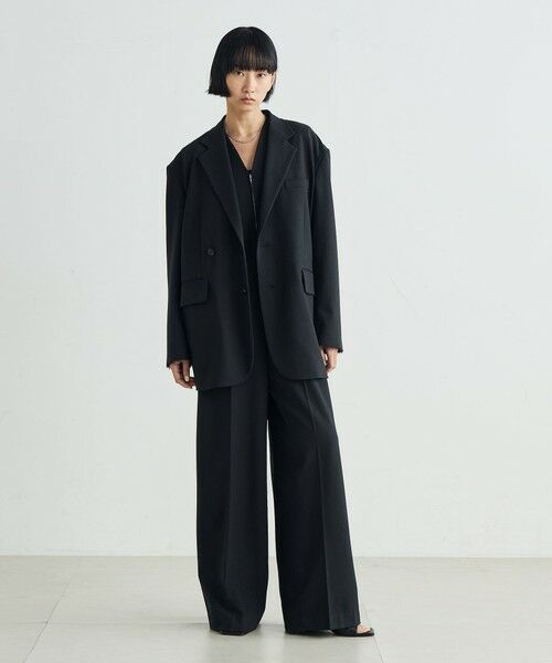 TOMORROWLAND / トゥモローランド テーラードジャケット | ウールライク オーバーサイズドジャケット | 詳細1