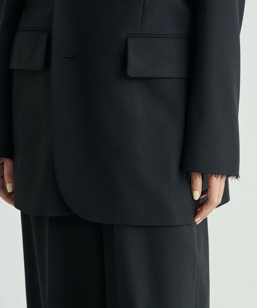TOMORROWLAND / トゥモローランド テーラードジャケット | ウールライク オーバーサイズドジャケット | 詳細10