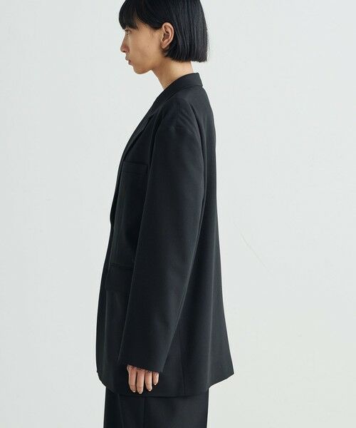 TOMORROWLAND / トゥモローランド テーラードジャケット | ウールライク オーバーサイズドジャケット | 詳細3