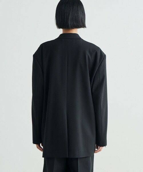TOMORROWLAND / トゥモローランド テーラードジャケット | ウールライク オーバーサイズドジャケット | 詳細4