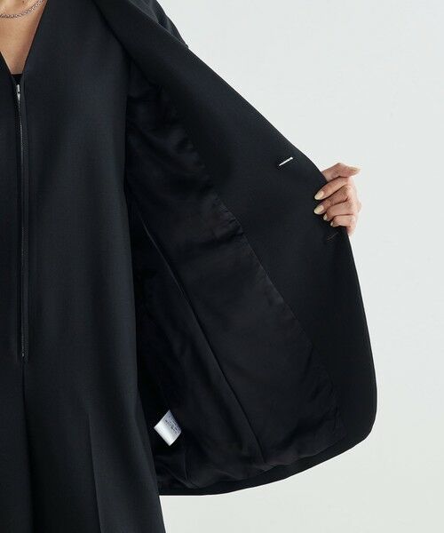 TOMORROWLAND / トゥモローランド テーラードジャケット | ウールライク オーバーサイズドジャケット | 詳細5