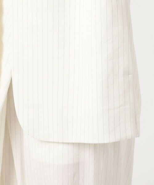 TOMORROWLAND / トゥモローランド ノーカラージャケット | リネンストレッチ ノーカラージャケット | 詳細8