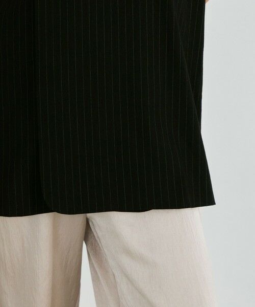 TOMORROWLAND / トゥモローランド ベスト | リネンストレッチ Vネックジレ | 詳細9