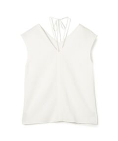 セール】 シルクシフォンストライプドット ハイネック