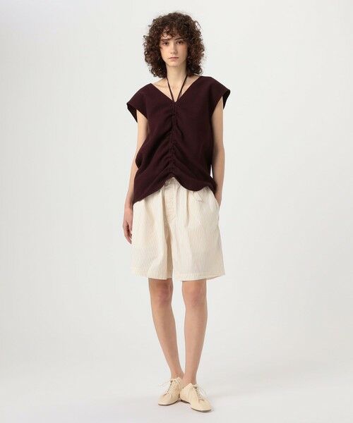 TOMORROWLAND / トゥモローランド シャツ・ブラウス | ワッフルクロス ギャザードブラウス | 詳細1