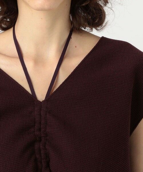 TOMORROWLAND / トゥモローランド シャツ・ブラウス | ワッフルクロス ギャザードブラウス | 詳細5