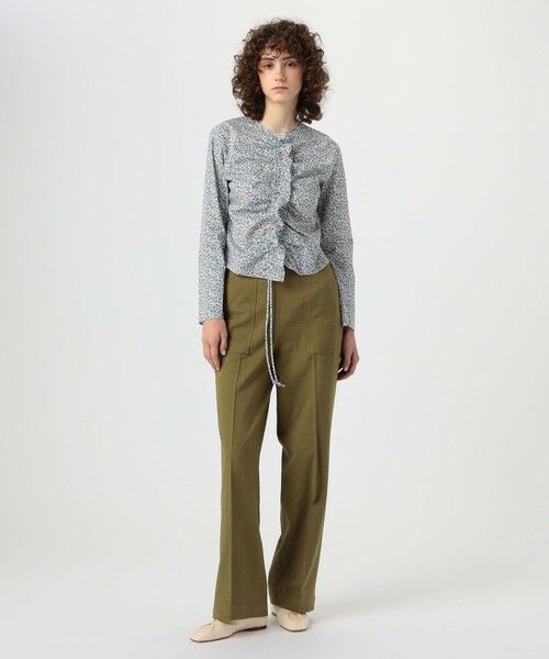 セール】 コットンレーヨンネップツイード パンツ （その他