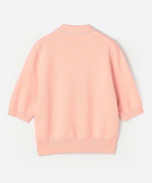 一部追加予約】CABaN コットンカシミヤ パールポロカーディガン