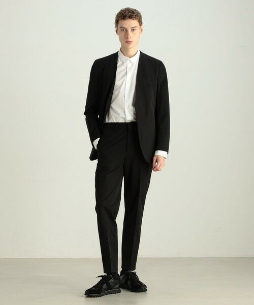 TOMORROWLAND / トゥモローランド ノーカラージャケット | NS.ポリエステル ノーカラージャケット | 詳細1