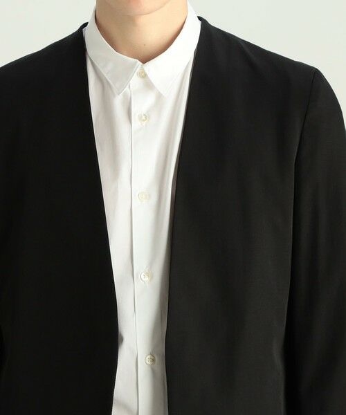 TOMORROWLAND / トゥモローランド ノーカラージャケット | NS.ポリエステル ノーカラージャケット | 詳細8