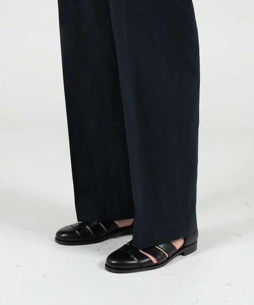 Tangent British army chinos リネンコットン ワイドパンツ