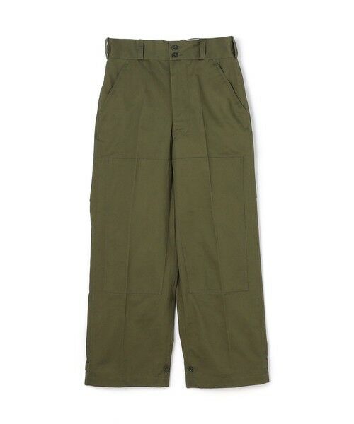 TOMORROWLAND/トゥモローランド TANGENT 70`s Dutch Army コットン ワイドパンツ 59 オリーブ 46 TOMORROWLAND/トゥモローランド TANGENT 70`s Dutch Army コットン ワイドパンツ 59 オリーブ 46