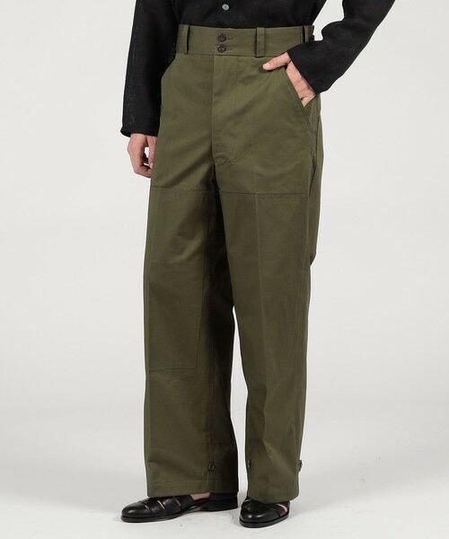 TOMORROWLAND / トゥモローランド カーゴパンツ | TANGENT 70`s Dutch Army コットン ワイドパンツ | 詳細1