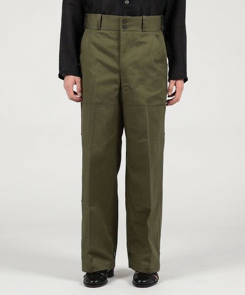 TOMORROWLAND / トゥモローランド カーゴパンツ | TANGENT 70`s Dutch Army コットン ワイドパンツ | 詳細2