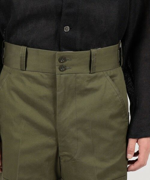 TOMORROWLAND / トゥモローランド カーゴパンツ | TANGENT 70`s Dutch Army コットン ワイドパンツ | 詳細5