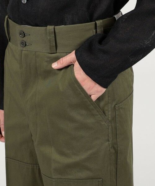 TOMORROWLAND / トゥモローランド カーゴパンツ | TANGENT 70`s Dutch Army コットン ワイドパンツ | 詳細7