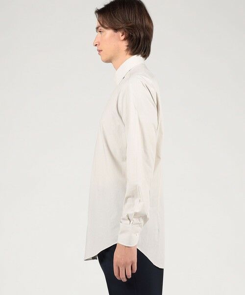 TOMORROWLAND / トゥモローランド シャツ・ブラウス | コットン ワイドスプレッドカラー ストライプドレスシャツ | 詳細3