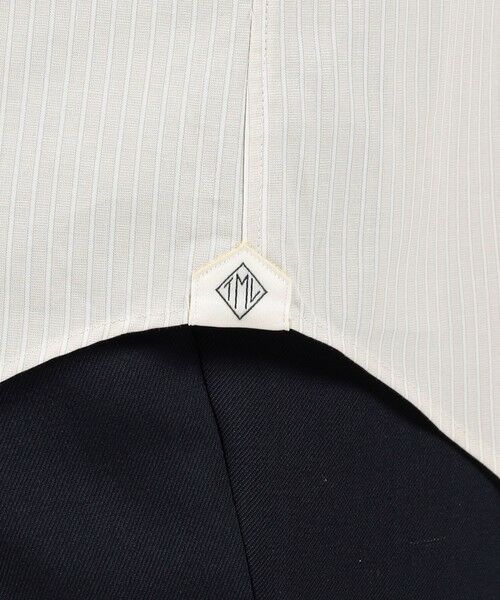 TOMORROWLAND / トゥモローランド シャツ・ブラウス | コットン ワイドスプレッドカラー ストライプドレスシャツ | 詳細8