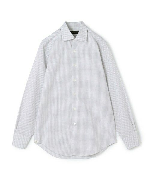 TOMORROWLAND/トゥモローランド コットン ワイドスプレッドカラー チェックドレスシャツ 16 グレー系 41 TOMORROWLAND/トゥモローランド コットン ワイドスプレッドカラー チェックドレスシャツ 16 グレー系 41