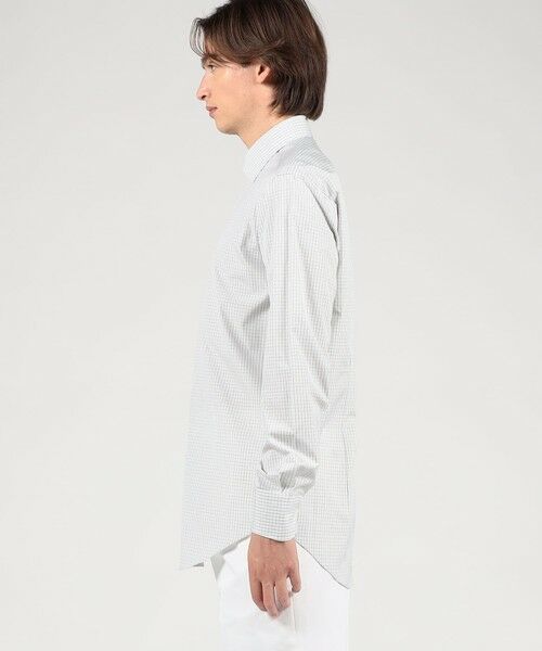 TOMORROWLAND / トゥモローランド シャツ・ブラウス | コットン ワイドスプレッドカラー チェックドレスシャツ | 詳細3